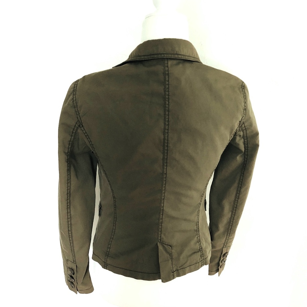 Zara Basic Olive Utility Jacket - image 3
